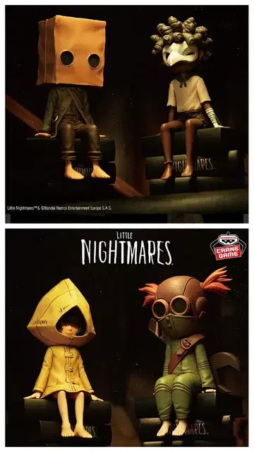 리틀 나이트메어 모니터 탑 피규어 4종