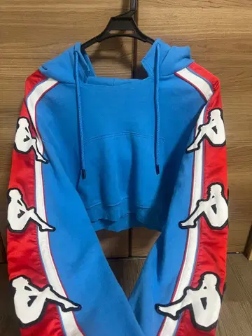 Kappa 크롭 후드티