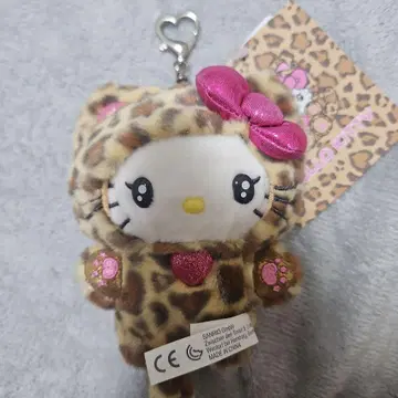 산리오 갸루 고양이 디자인 시리즈 키티 택 포함 새상품 브라운