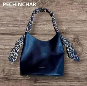 야마다야 PECHINCHAR 레오파드 숄더백 블랙