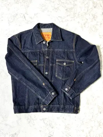 플랫 헤드 데님 자켓 6006W 사이즈 38 새상품급