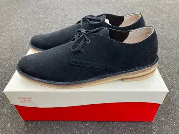 Clarks POINT BLANK 포인트 블랭크 블랙 스웨이드 UK7