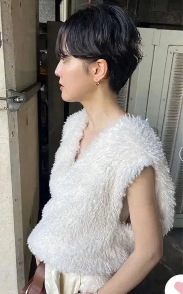 [ 새상품급 ] MIESROHE 서스테이너블 코쿤 퍼 베스트