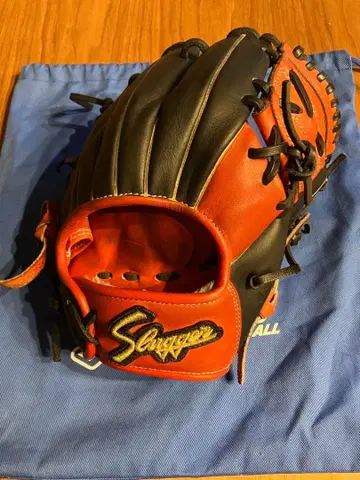 쿠보타 슬러거 야구 트레이닝 그랩 레드/블랙 연식경식 겸용