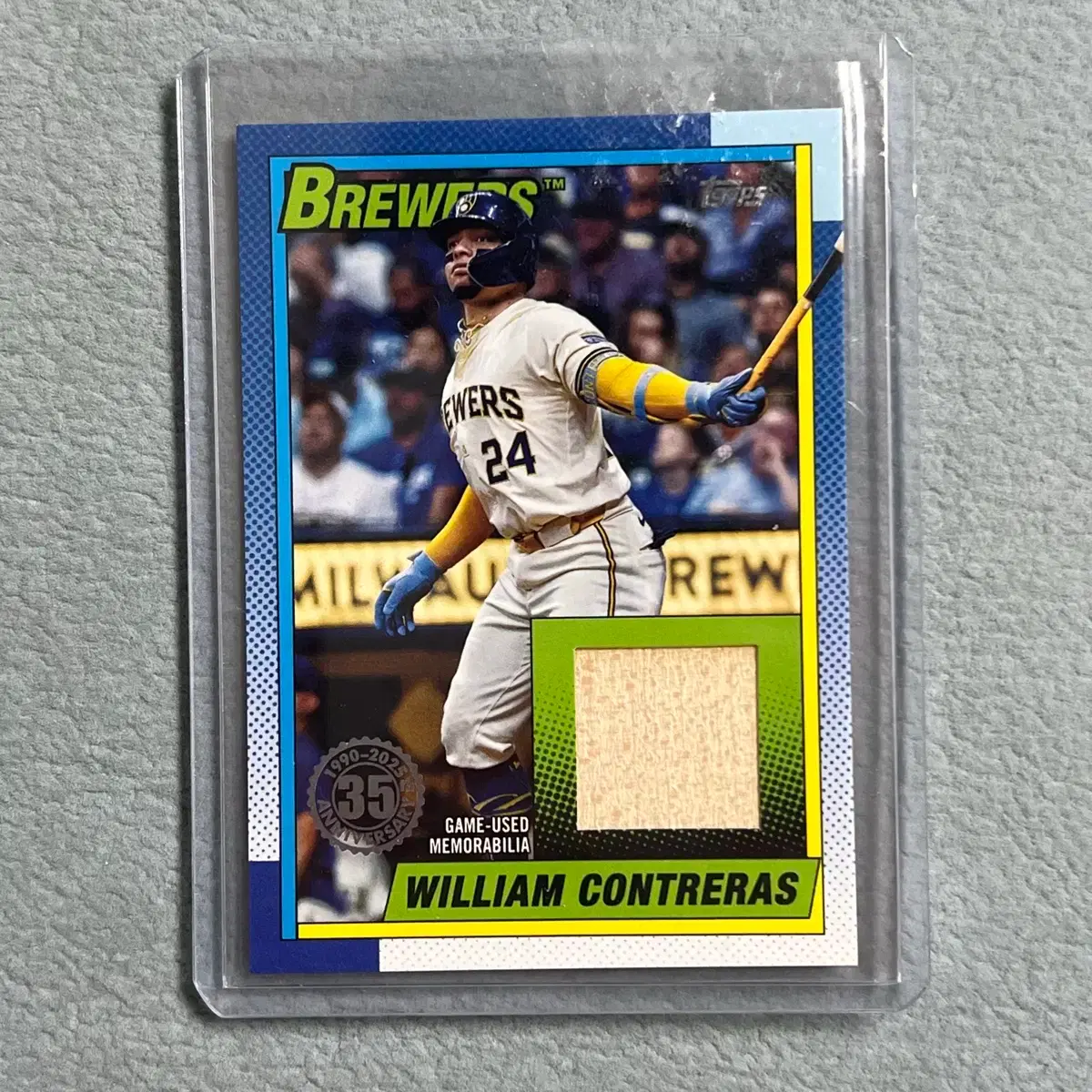 2025 MLB JERSEYS WILLIAM CONTRERAS サイン 2025 Topps Series 1