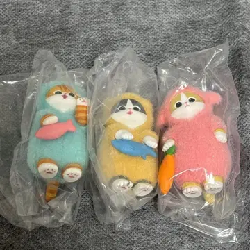 모프 샌드 복슬복슬 파자마냥 피규어 전 3종