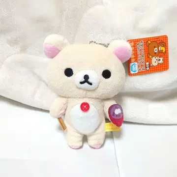 코리락쿠마 팥죽 체인 달린 봉제 인형