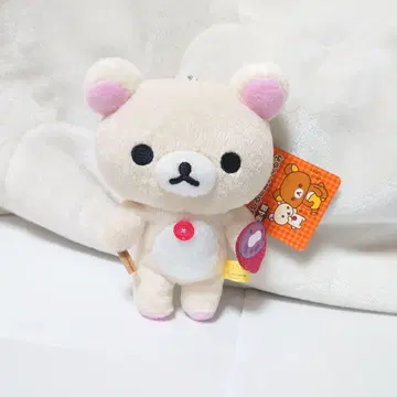 코리락쿠마 볼체인 달린 오시루코 봉제 인형