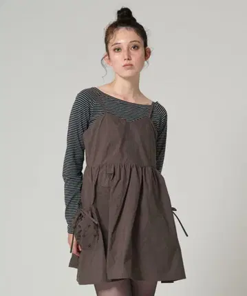 TINA: JOJUN 보트넥 보더 티셔츠 블랙 M 사이즈