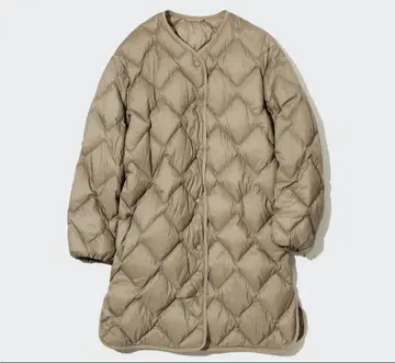 유니클로 울트라 라이트 다운 릴랙스 코트 카키