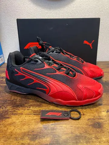 Puma F1 75 레드 블랙 스니커즈