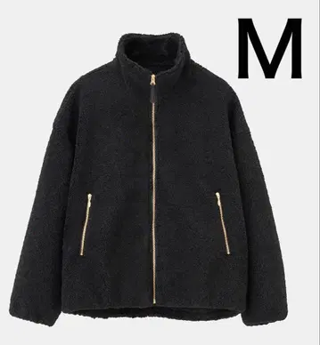 PLST 스탠드 카라 보아 블루종