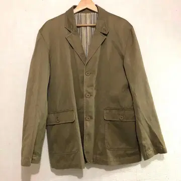 LOUIS CHAVLON 면 100% 자켓 카키 LL