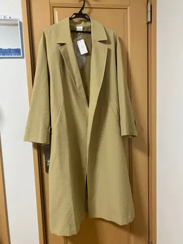 EMMA JAMES 베이지 롱 코트