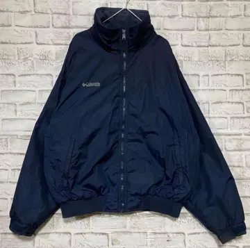 컬럼비아 마운틴 파카 충전솜 네이비 L 로고 자수 아웃도어 28