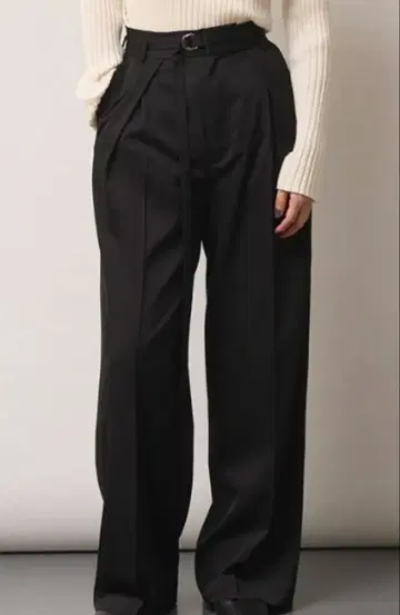 프레이아이디 더블 플리츠 와이드 팬츠