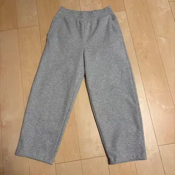 UNIQLO:C 맨투맨 와이드 팬츠 그레이