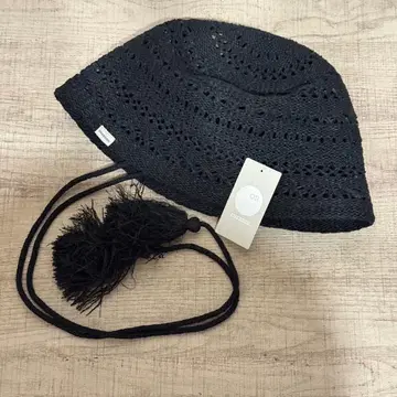 새상품급 OVERRIDE 버킷햇 태슬 끈 포함