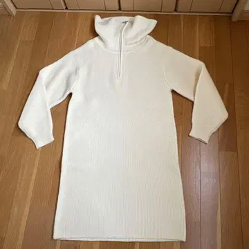 FRAY I.D 지퍼 니트 원피스