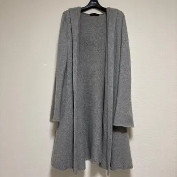 FOXEY 그레이 롱 가디건 사이즈 40