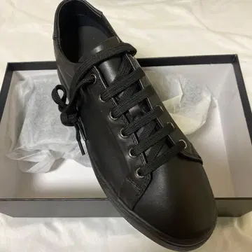 FILLIN 26.5 블랙 가죽 키높이 신발 박스 포함