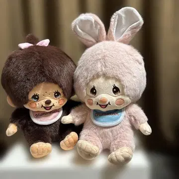 미사용 새상품 몬치치 치무땅 봉제 인형 2개 세트
