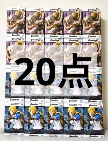 원피스 grandista 피규어 묶음 판매 니카 사보 20점