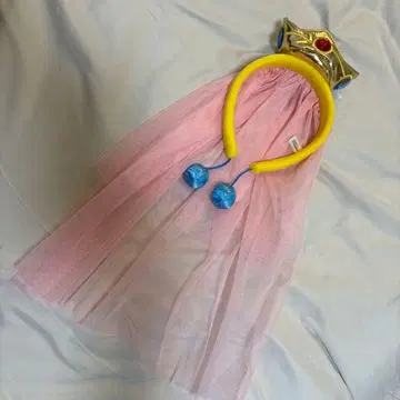 USJ 슈퍼 마리오 피치 공주 머리띠