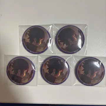 NARUTO 우치하 사스케 캔뱃지 5개 세트
