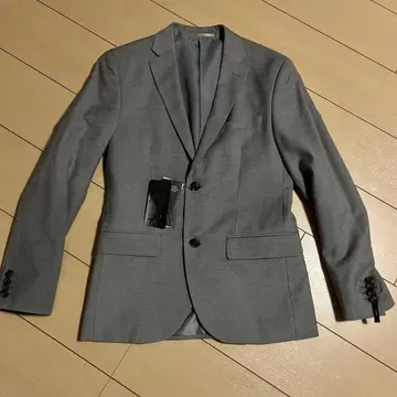 그레이 슬림핏 테일러드 자켓