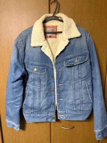 Lee 보아 카라 부착 데님 자켓