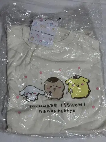 나가노 산리오 시나몬 폼폼푸딩 밤만쥬 아베일 T셔츠