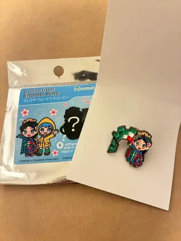 [ 박람회 ] 간사이 박람회 오사카 이탈리아관 핀 배지 이탈리아짱