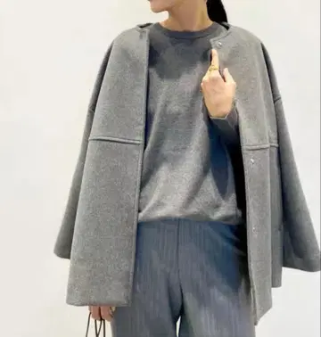 JOURNAL STANDARD 슈퍼140 비버 노카라 숏코트