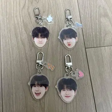 treasure 얼굴 아크릴 키링 희로애락 준규 컴플리트