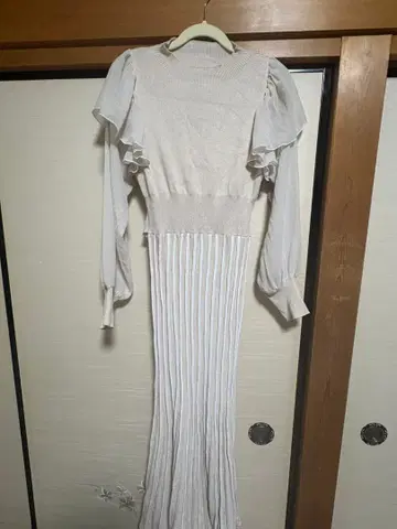 dazzlin 시어 니트 원피스