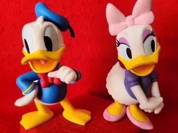 도널드 덕 데이지 덕 피규어 디즈니