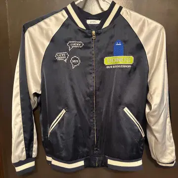 graniph 자수 자켓 M 사이즈 네이비