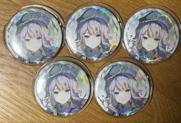 [ ART OF NIJISANJI ] 랜덤 매트 금박 캔뱃지 시오하 루리