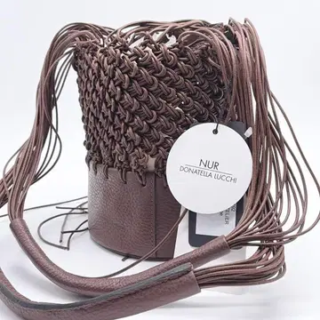 미사용 새상품 NUR DONATELLALUCCHI 숄더백 뜨개질