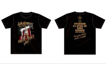 와타나베 모모 5 STAR GP 우승 티셔츠 XL 스타덤 H.A.T.E