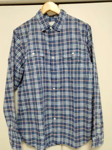 THE NORTH FACE 긴팔 셔츠 블루 계열 체크