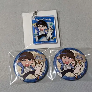 퀴즈노크 마네키네코 콜라보 굿즈 아크릴 키링 캔뱃지 스가이슌키