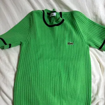 Lacoste 그린 리브 스웨터 34