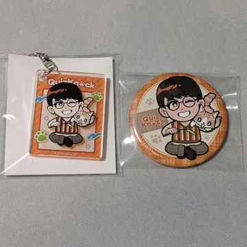 퀴즈노크 고양이 콜라보 굿즈 아크릴 키링 캔뱃지 츠루사키 오사무