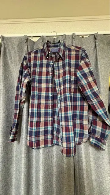 Pendleton 체크 무늬 긴팔 플란넬 셔츠