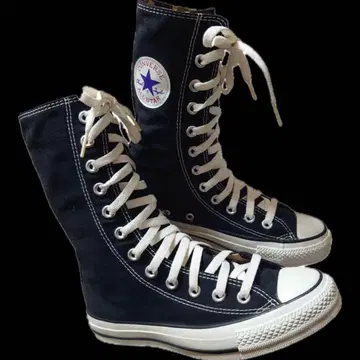 컨버스 하이컷 롱 스니커즈 y2k 펑크 스타일 archive