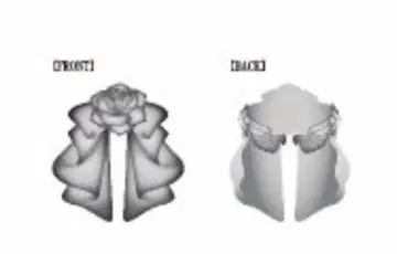 회장 한정판 아름다워지세요. 리본 링
