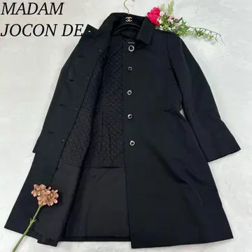 J543 M 마담 조콘다 스텐카라 코트 블랙 여성용