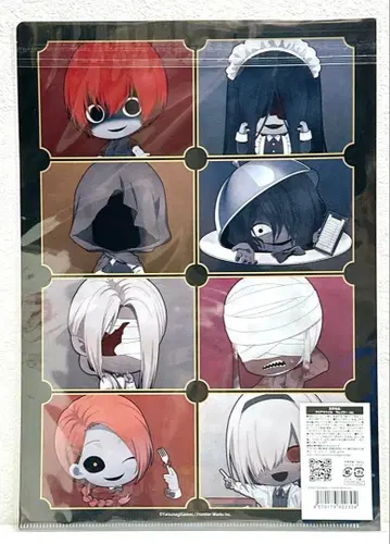 클리어 파일 웨이터 ver. 문자화 카툰 카페 THECAFE